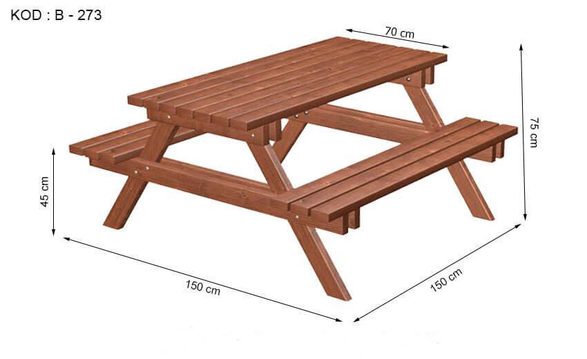 Садовый стол из дерева чертежи