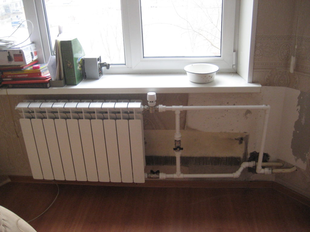 Установка биметаллических радиаторов отопления своими руками видео